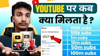 YouTube Apko Kab Kya deta hai ? Youtube awards explained in hindi | youtube award kaise milta hai |