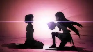 Homura threatens to kill Sayaka