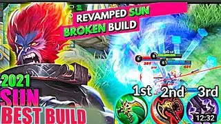 Revamped Sun Best Build2021|| Top Global Build || Sun Tutorial Guide Gameplay-MLBB