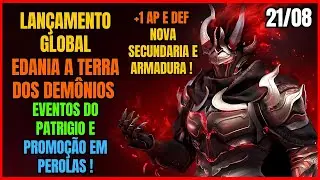 BLACK DESERT - LAN&Ccedil;AMENTO GLOBAL DE EDANIA  + EVENTOS DO PATRIGIO + DIAR&Iacute;O  1 AP E DEF  !