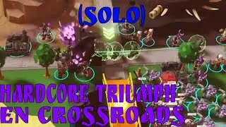 SOLO Hardcore TRIUMPH en CROSSROADS /Roblox TDS