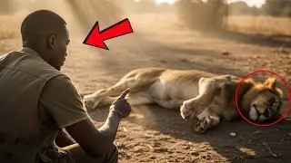 Starving Lion Collapses Before Stranger &mdash; Then Something Unbelievable Happened