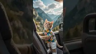 Cat Travel Adventure #CatAdventure #CatLife #CuteCats #CatExploring #AdventureCat #OutdoorCat
