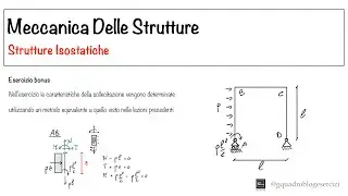 Meccanica Delle Strutture: Strutture Isostatiche - Lezione 4 (Bonus)
