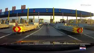 Driving from the toll booths near Westgate Shopping City to the north-west entrance to Zagreb