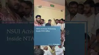 The Fearless Protest of NSUI Activists at NTA Office