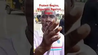 Protest Begins, Nigerians Against Lagos #nigeriaindiaspora #trend #politics