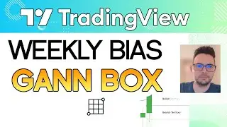 Как добавить табло Ганна для еженедельного прогнозирования в TradingView