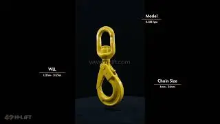 H-Lift Grade 80 Swivel Self Locking Hook With Bearing