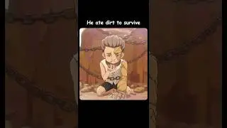 He ate dirt to survive 💀 #anime #shorts