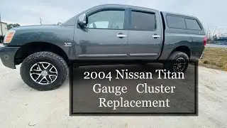 2004 Nissan Titan DIY Gauge Cluster Replacement please Subscribe if this helped even a tiny bit!