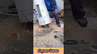 Geyser Cleaning | गीजर की सफाई  #shorts #geyserrepair #geyserrepair