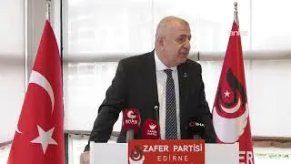 Zafer Partisi Genel Başkanı Ümit Özdağ Edirne'de açıklama yapıyor #Canlı