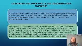 Self Organizing map for solving traveling salesman problem  presentation
