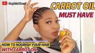 How TO USE CARROT OIL FOR HAIR GROWTH// And Nourish your hair in winter.