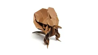 How to make a Frilled neck Lizard [ORIGAMI]