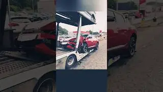 Car dealer crashes brand new KIA EV6 GT #autos #cars #kia #kiaev6gt #kiaev6