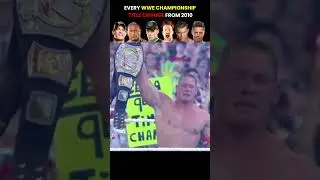Every Time Wwe Championship Title Change From 2010 #wwe #wwechampionship