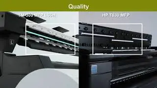 CANON TM 300 MFP L36ei vs HP T830