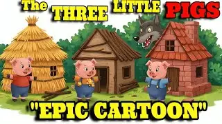 The Three Little Pigs 🐷 | Classic Animated Cartoon Story for Kids