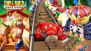 Temple Run 2 Winter Toyland Full Gameplay | Frozen Toy Track Adventure | Game Tune