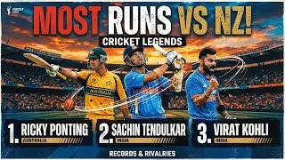 Most Runs vs New Zealand in ODI Cricket, NZ Tour of IND 2026, NZ vs India 2026 Series | Virat Kohli