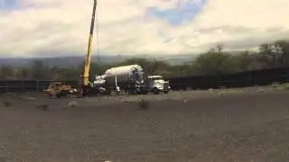Maui Brewing Co. Kihei - First tank unloading