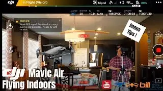 DJI Mavic Air летает в помещении с советами!