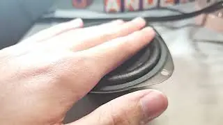 blowing another speaker