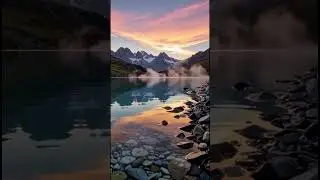 Frozen Silence #shorts #mountains #lake #silence #calm #aesthetic #cinematic