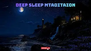 NO ADS ✨ Deep Sleep Meditation 🌙 Ocean Healing Frequency Music for Deep Sleep | 8 HOURS