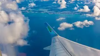(4K) Incredible Departure out of San Juan International Airport + Scenic Landing in Miami