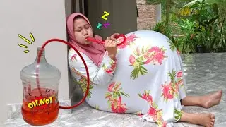 Drama..‼️tingkah lucu mama tidur ngelindur minum satu galon