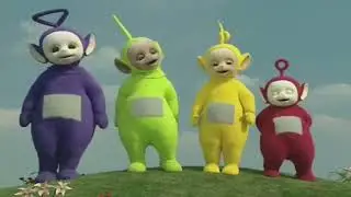 Teletubbies - Spray Paint Mural (Playhouse Disney Version 2004)