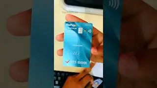 Yes Bank Ace Rupay Credit Card Unpacking 