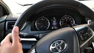 TOYOTA CAMRY - HOW TO TURN ON HEADLIGHTS