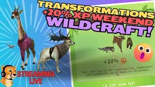 Playing WildCraft Live Season 16 with Bonus Transformations XP #wildcraft #live