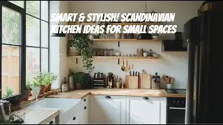 Smart & Stylish! Scandinavian Kitchen Ideas for Small Spaces (@modernheritagehome )