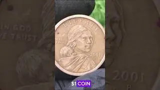 Rare Use Sacagawea Golden Dollar values coins #coin  #collectiblecoins #onedollar #rarecoins