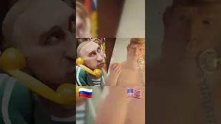 Vladimir Putin 🗿 Calls 📞  Donald Trump 🐐| Bad History Animations #shorts #vladimirputin #donaldtrump