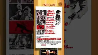 From Russia With Love (1963) | Part 2/25 | #cinetriviashorts #jamesbond #franchise #review #trivia