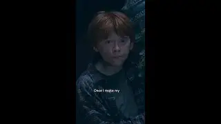 Ron plays wizard chess #HarryPotter