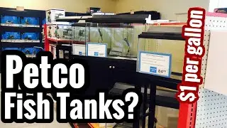 Какой выбор аквариумов Petco? Цены, подставки и размеры?