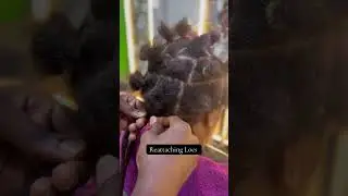 Dreadlocks Kenya | Combining Locs | Partitioning. #locs #dreads