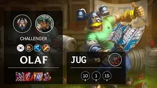 Olaf Jungle vs Graves - KR Challenger Patch 11.1