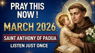 🙏SAY THIS POWERFUL SAINT ANTHONY PRAYER BEFORE SLEEPING FOR MIRACLES 🙏