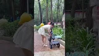 Will Jedi It can be easily carried when going out for a trip in the park #scooter #foldingebike
