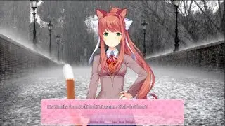 You Find An Abandoned Neko Monika & Take Her Home- A DDLC Fan Mod
