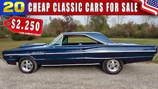 Driver Prices Available 20 BEST CHEAP CLASSIC CAR FINDS