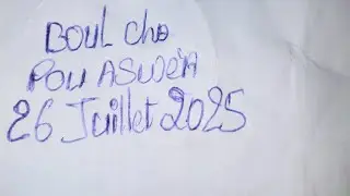 BOUL CHO POU Asw&egrave;a 26 Juillet 2025🔥🔥Boul dife lotto345